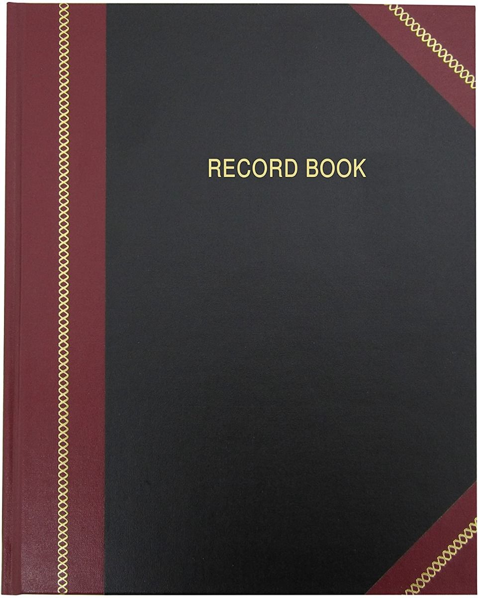 BookFactory Professional Record Books - 2 Tone cover with Gold