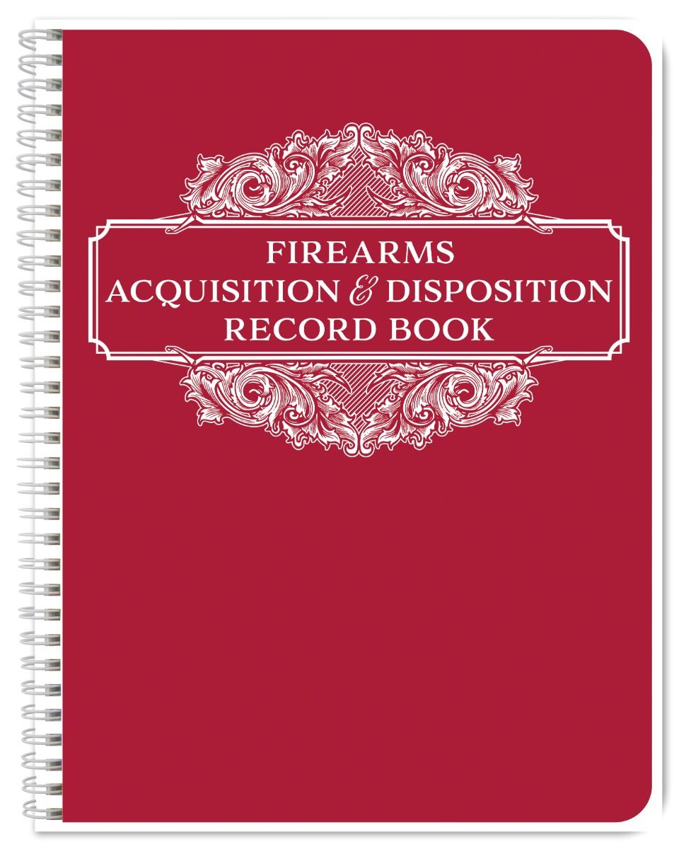BookFactory FFL Bound Log Book - ATF Compliant Firearms Transaction Record Book, 100 Pages, Wire-O Binding (11x8.5) - View #3