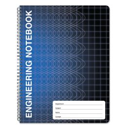 BookFactory Engineering Notebook - Scientific Grid Pages, 2 Page Counts ...