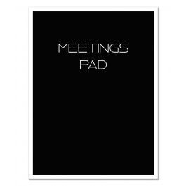 Discusion Note Pad BookFactory Meeting Notepad/Notes / 3 Notepads - 50 Pages Each (Ruled ...