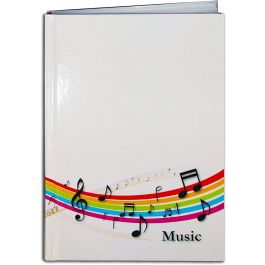 Music Notebook / Music Journal - 120 Pages, Laminated Color