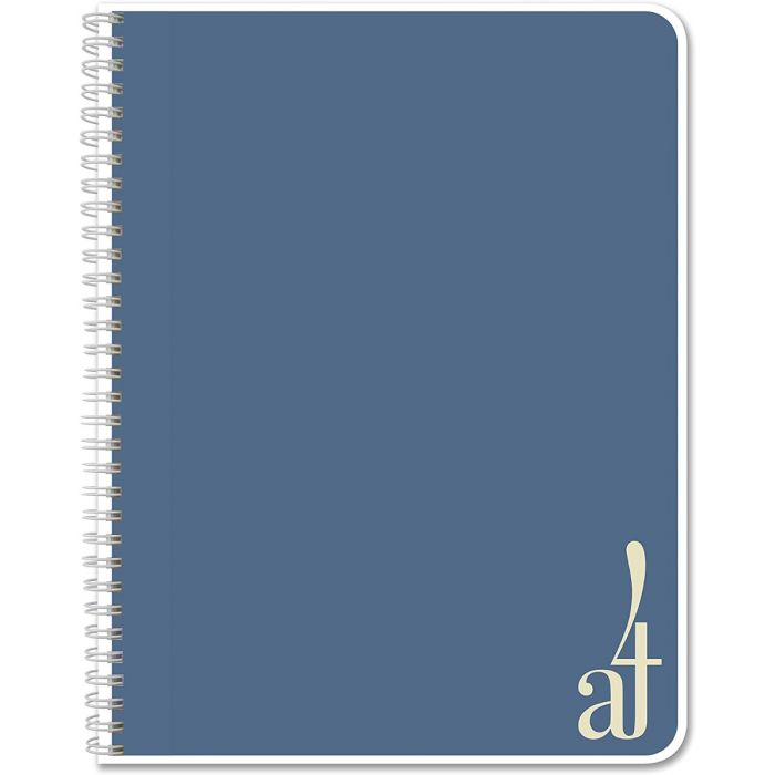 BookFactory A4 Notebook / A4 Ruled Notebook 120 pages (21cm x 29.7cm)  Wire-O (RULE-120-4RW-A)