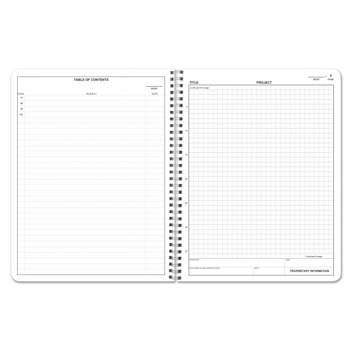 BookFactoryEngineering Notebook/ White Engineering Notebook