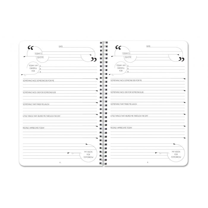 Daily Gratitude Journal, 6x9, KDP Template, Also for Digital