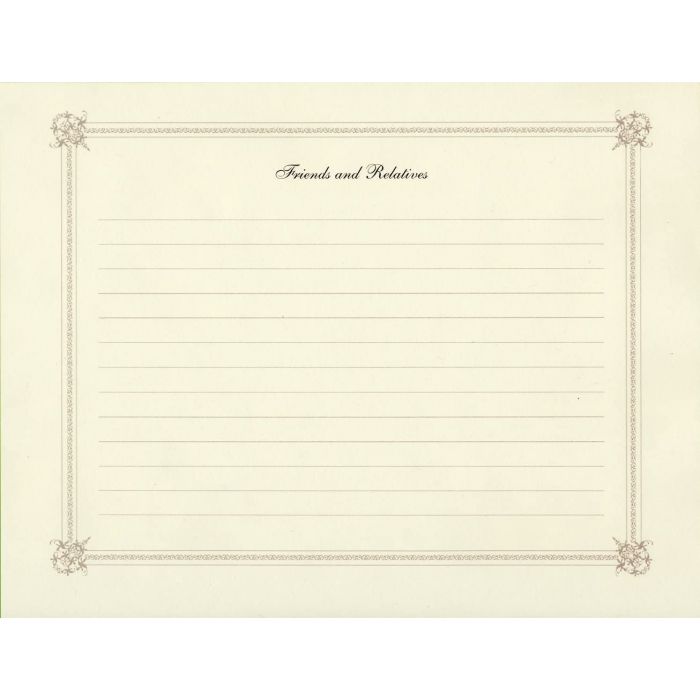 Funeral Guest Book - Floral Praying Hands Design Memorial Service Book 11x8.5 Inches