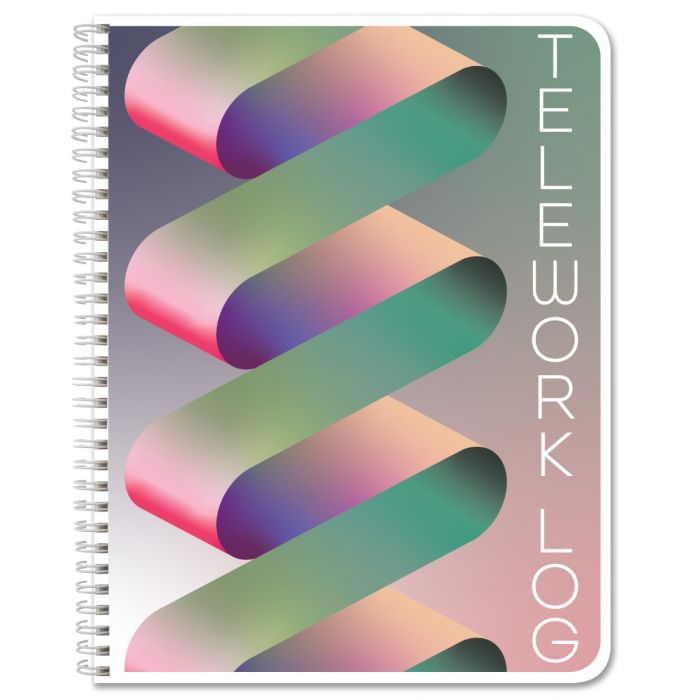 Telework Log Book/Work from Home Task Tracker/Notebook/Logbook - 8.5