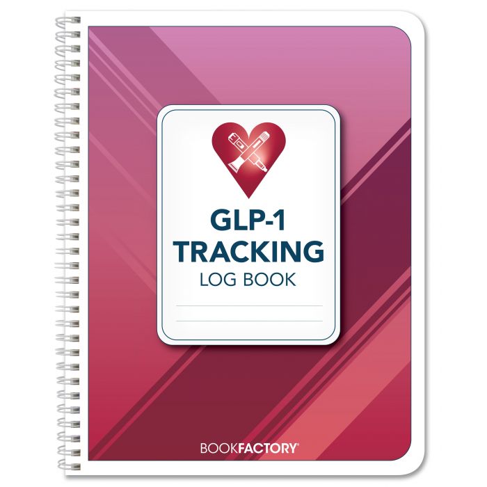 BookFactory GLP-1 Tracking Log Book / 8.5