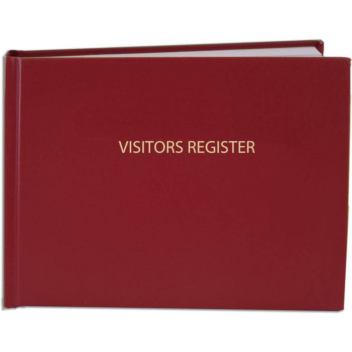 Esposti Carnet De Visiteurs A4 Couverture Rigide - 720 Entrées - Bleu - Livre Visiteurs Professionnel