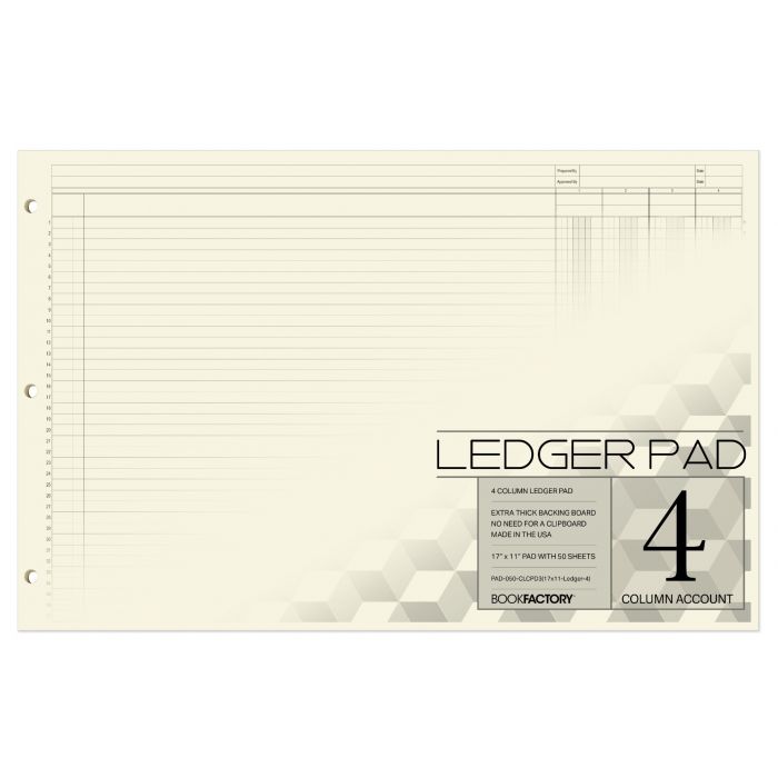 bbookfactory-ledger-pad-large-4-column-accounting-ledger-columnar-four-columns-pads-17-x-11-50-pages-notepad-landscape-format-pad-050-clcpd3-17x11-ledger-4-ax