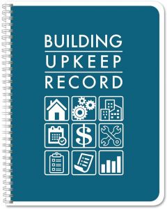 Building Maintenance Log Book / Building Upkeep Record Book