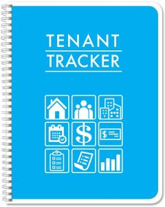 Tenant Tracker Record Book/Rental Tracking Log Book - Wire-O, 8.5" x 11"