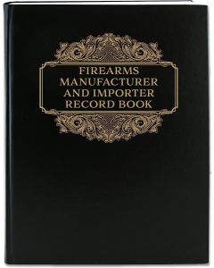Firearms Manufacturer and Importer Record Book / Gun Log Book - 100 Pages, Hardbound, 8.5" x 11"