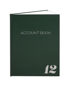 12 Column Account Book / Accounting Ledger, Smyth Sewn Hardbound