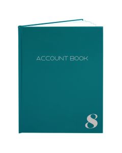 8 Column Account Book / Accounting Ledger, Smyth Sewn Hardbound