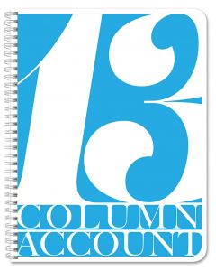 13 Column Account Book  / Accounting Ledger