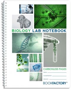 Carbonless Biology Lab Notebook - 75 Sets of Pages, Wire-O