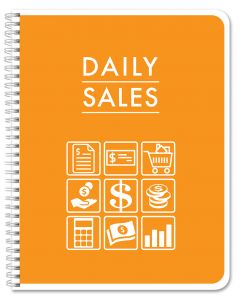 Daily Sales Log Book, Wire-O