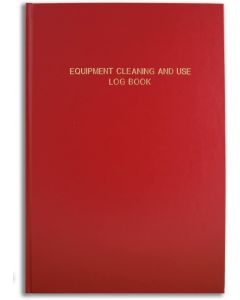 Equipment Cleaning and Use Log Book