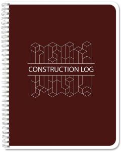 Construction Daily Activity Log Book, Wire-O