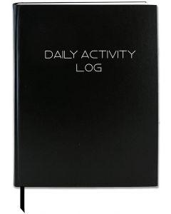 Daily Activity Log Book Deluxe Version, Smyth-Sewn Hardbound