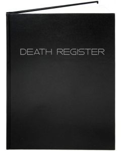 Death Register, Hardbound Smyth Sewn