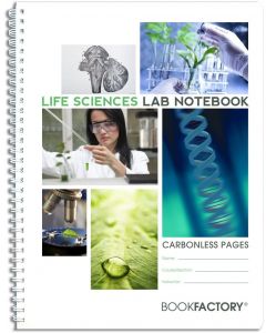 Carbonless Life Sciences Lab Notebook - 25 Sets of Pages, Wire-O