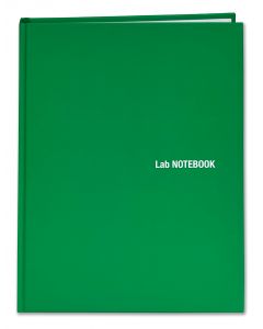 BookFactory Laboratory Notebook - 100 Page Sewn Hardbound, 8.5x11 Inch, Soft Touch Cover
