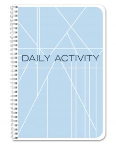 Daily Activity Log Book, Wire-O Bound