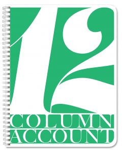 12 Column Account Book / Accounting Ledger
