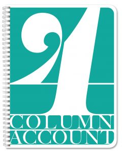 4 Column Account Book / Accounting Ledger