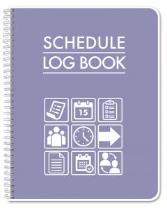 Schedule Log Book - 8.5" x 11" Wire-O