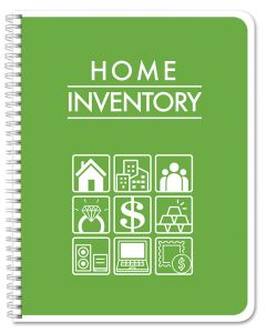 Home Inventory Log Book, Wire-O