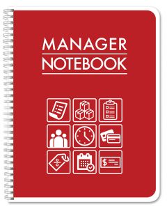 Manager's Log Book - 8.5" x 11", Wire-O