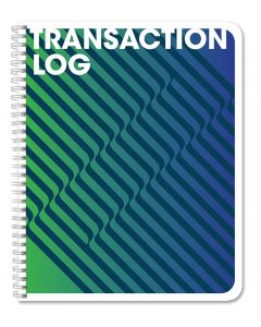 Transaction Log Book - 8.5" x 11" Wire-O