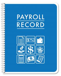 Payroll Record Book - 8.5" x 11" Wire-O