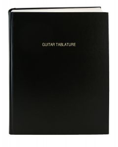 Guitar Tablature Notebook / Guitar Journal - 168 Pages, Imitation Leather Cover, Smyth Sewn Hardbound