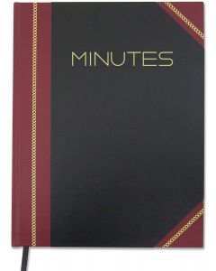 Corporate Minutes Book / Board Meeting Logbook - 100 Pages, 8 7/8" x 11 1/4"