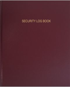 Security Log Book / Security Desk Log Book, Smyth-Sewn Hardbound