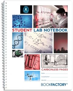 Carbonless Student Lab Notebook - 75 Sets of Pages, Wire-O