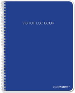 Visitor Log Book, Wire-O